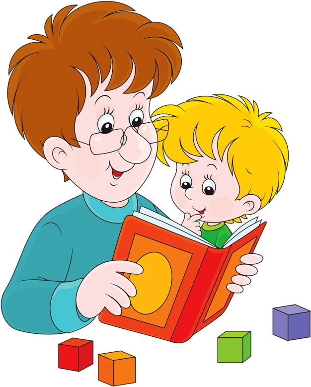 Storytime With Grandma PNG Image