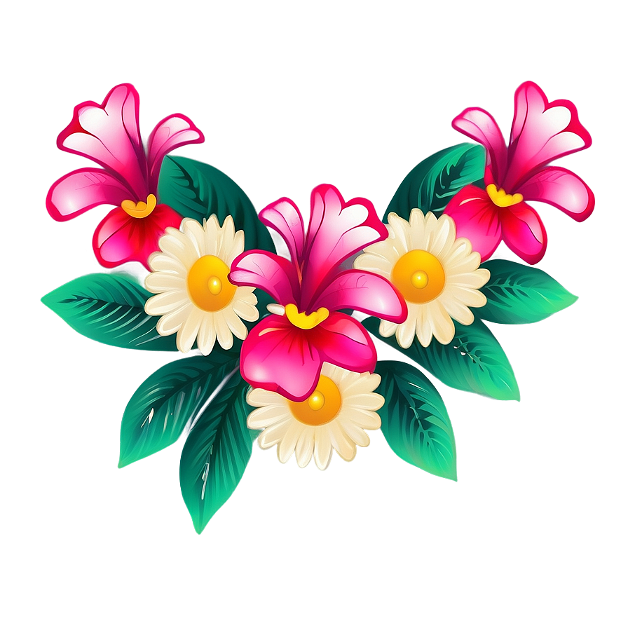 Straightforward Flower Design Png Nbi10 PNG Image