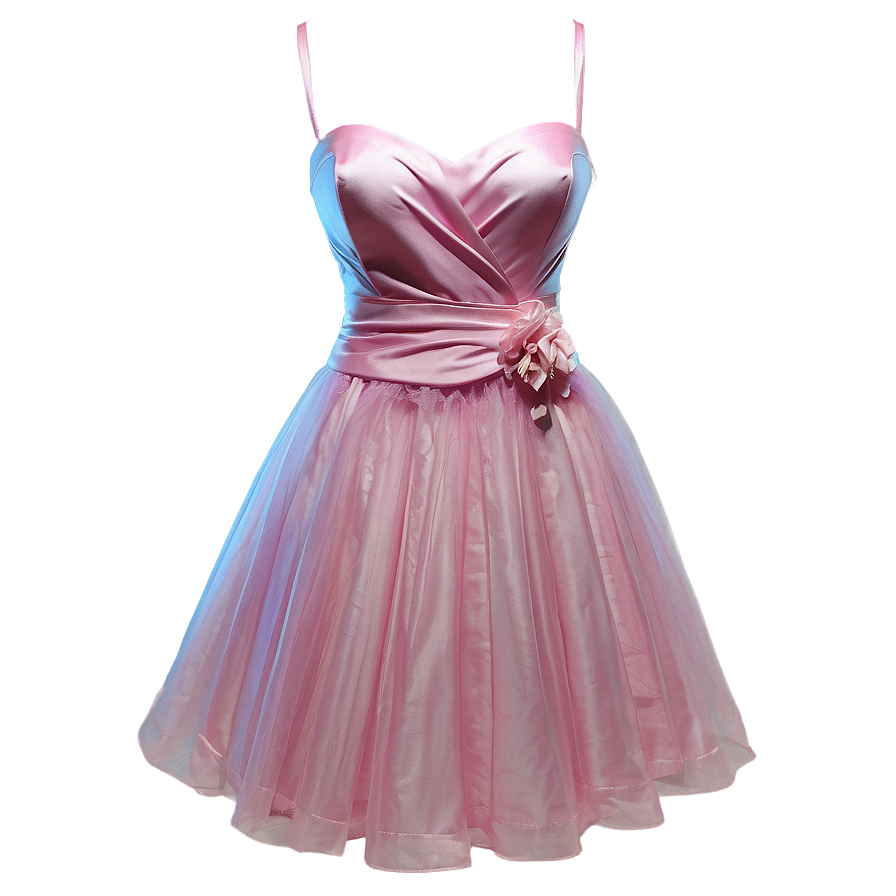 Strapless Pink Dress Png Jyk20 PNG Image