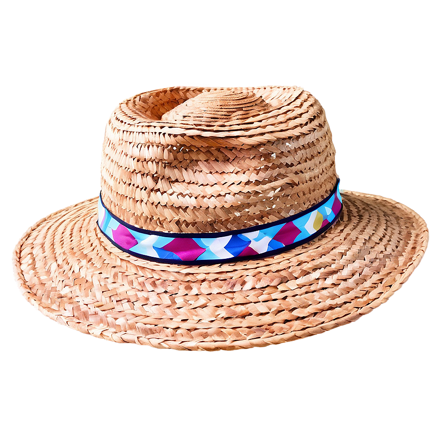 Straw Hat Ready For Summer Png Uoa PNG Image