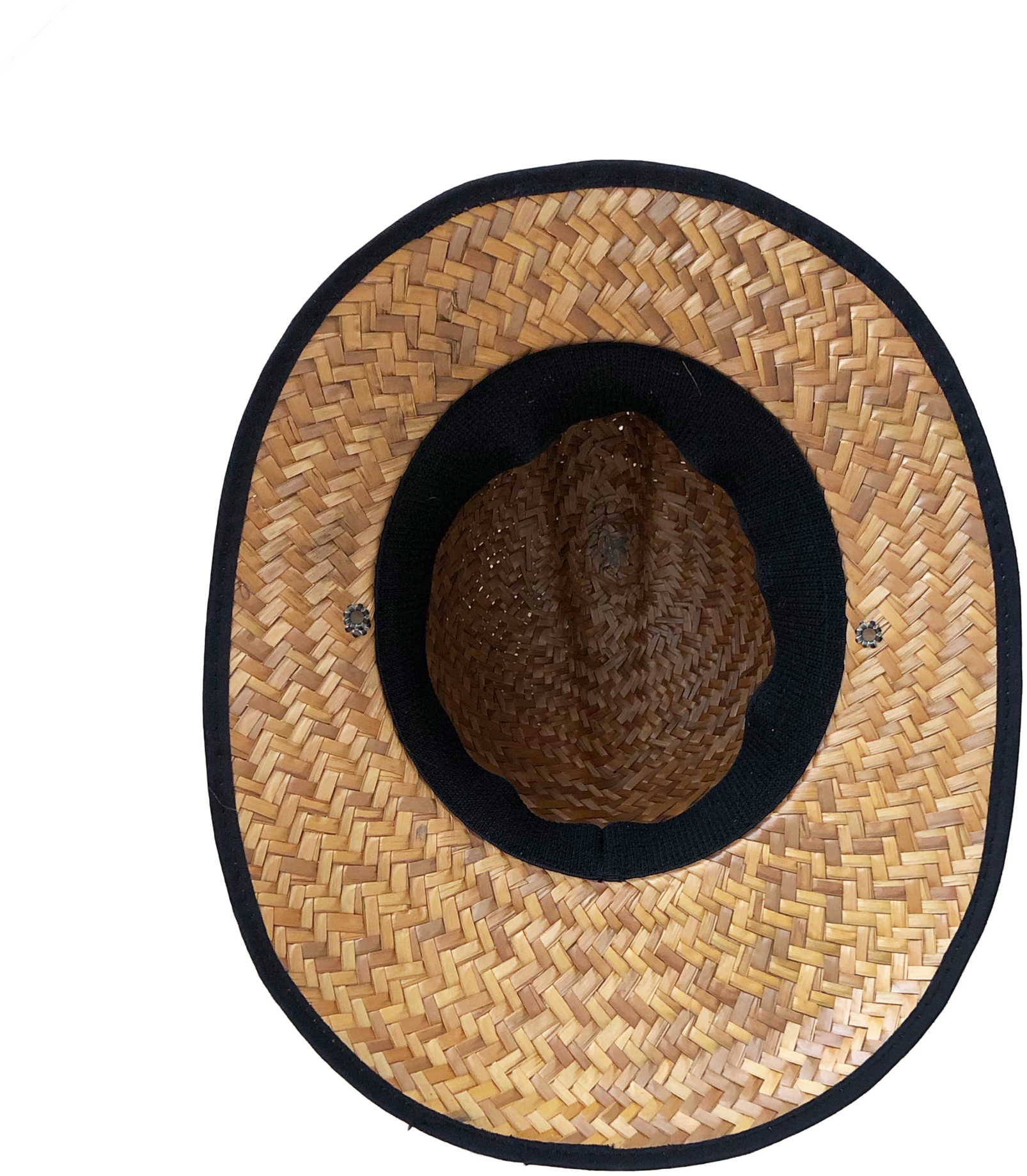 Straw_ Hat_ Top_ View PNG Image