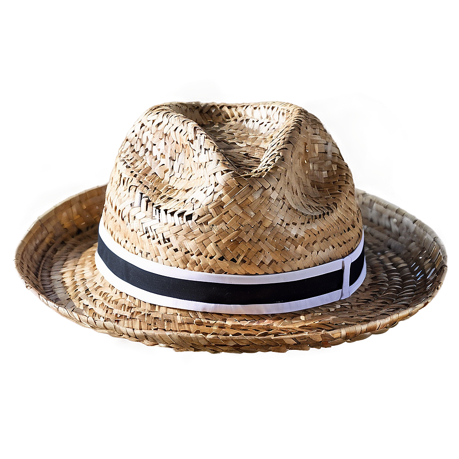 Straw Hat With Band Png 05252024 PNG Image