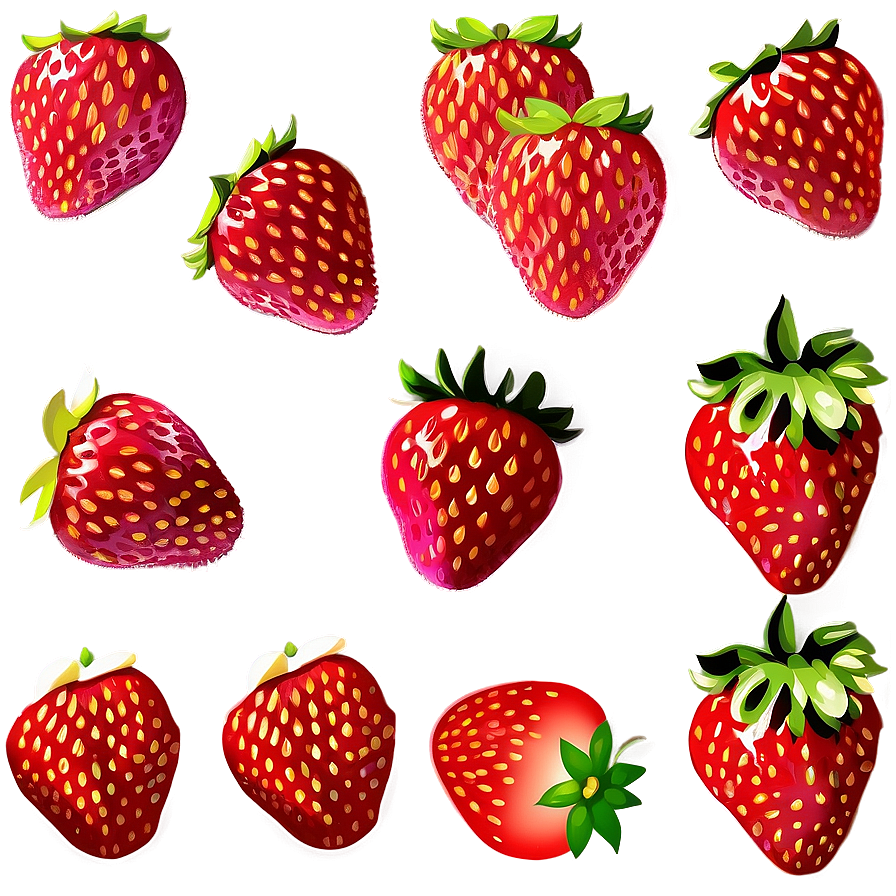 Strawberry Art Png 74 PNG Image