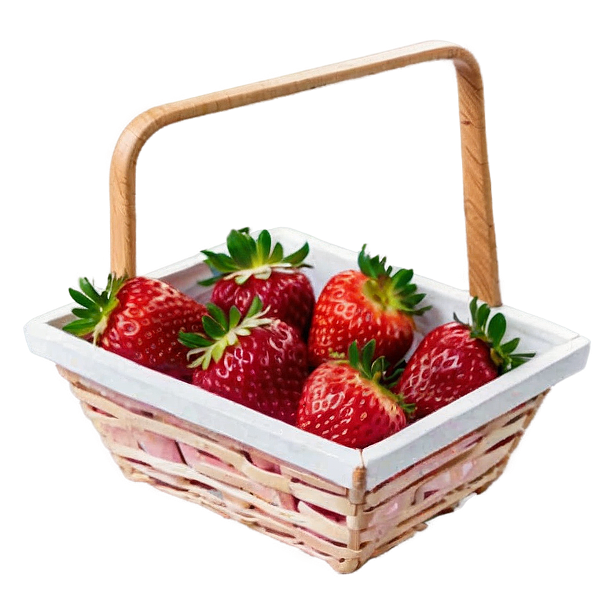 Strawberry Basket Png 38 PNG Image