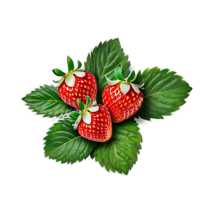 Strawberry Bunch Png Fqc PNG Image