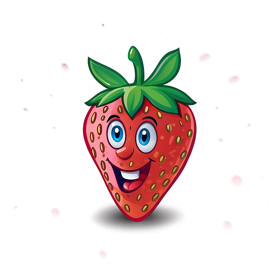 Strawberry Cartoon Character Png 05042024 PNG Image