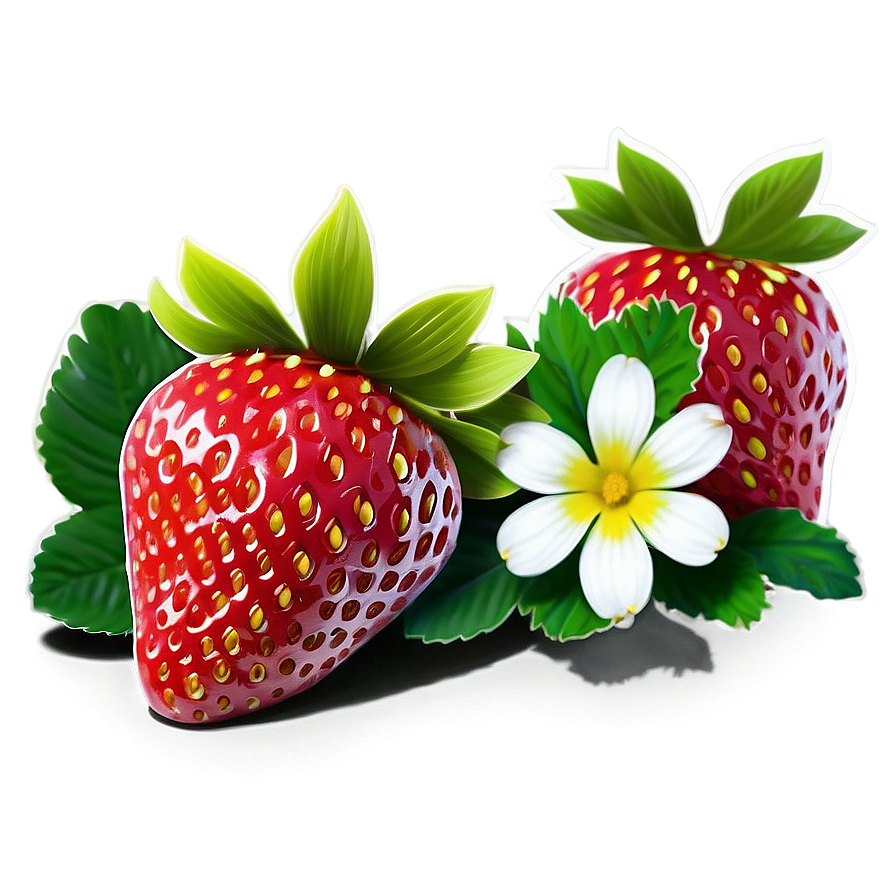 Strawberry Farm Png 05042024 PNG Image