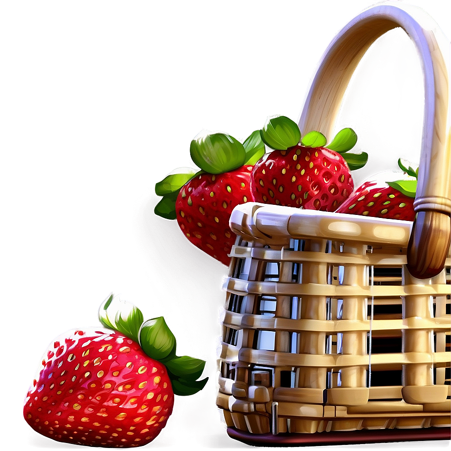 Strawberry Picnic Cute Png Jmb44 PNG Image