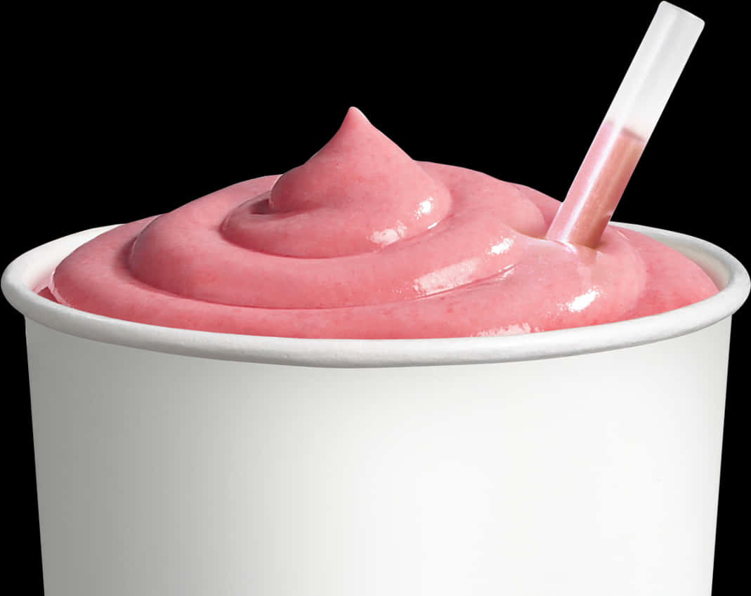 Strawberry Smoothie Delight PNG Image