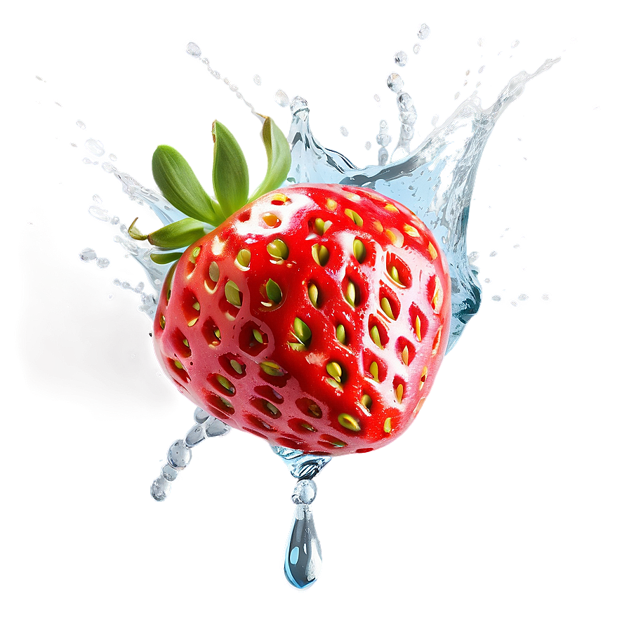 Strawberry Splash Png 05042024 PNG Image