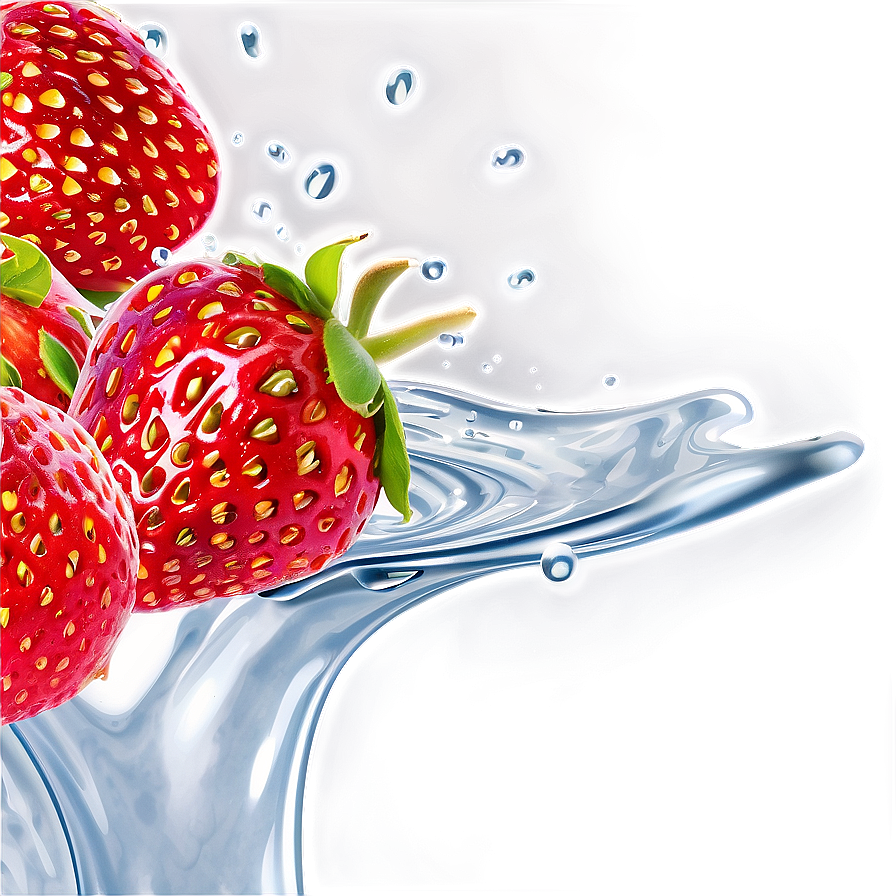 Strawberry Splash Png Mxx PNG Image