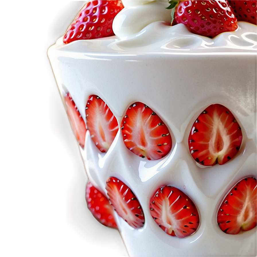 Strawberry Sundae Png Har PNG Image