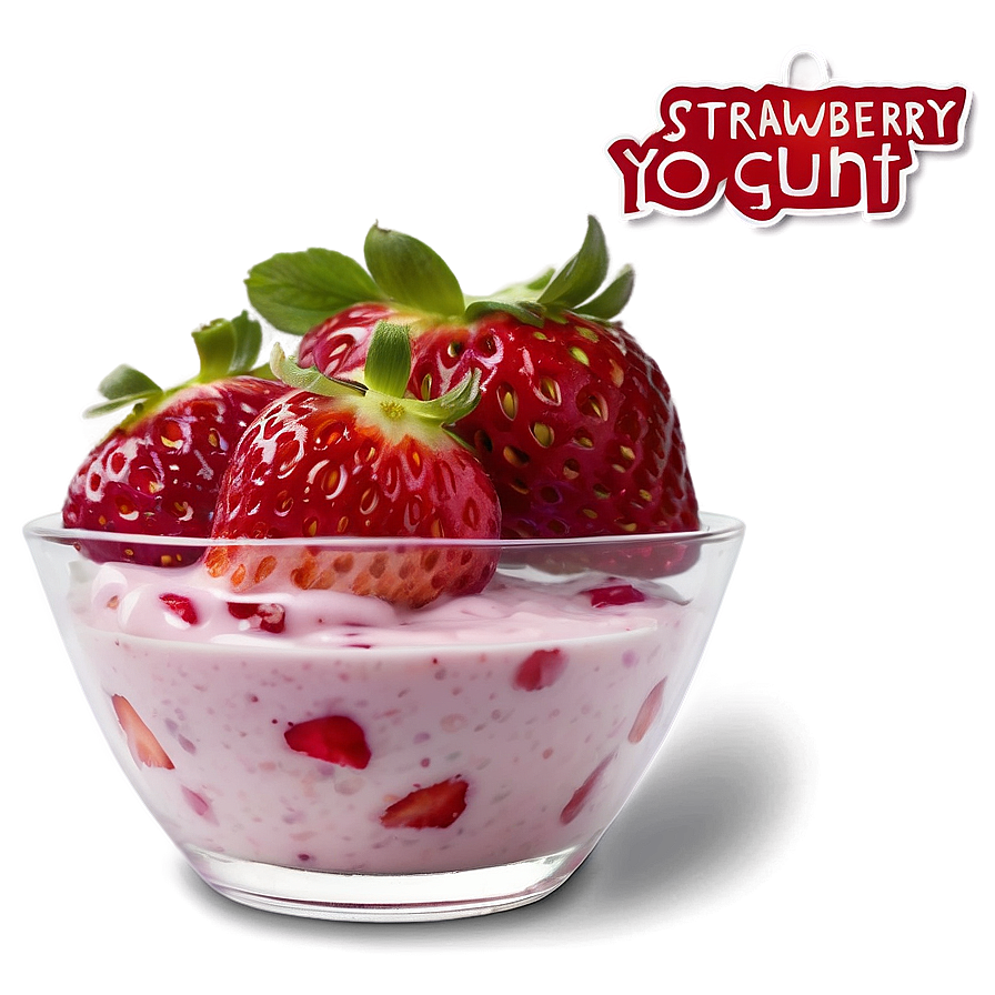 Strawberry Yogurt Png Ocx PNG Image