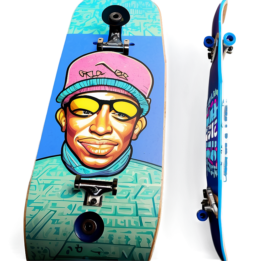 Street Art Skateboard Deck Image Png 26 PNG Image