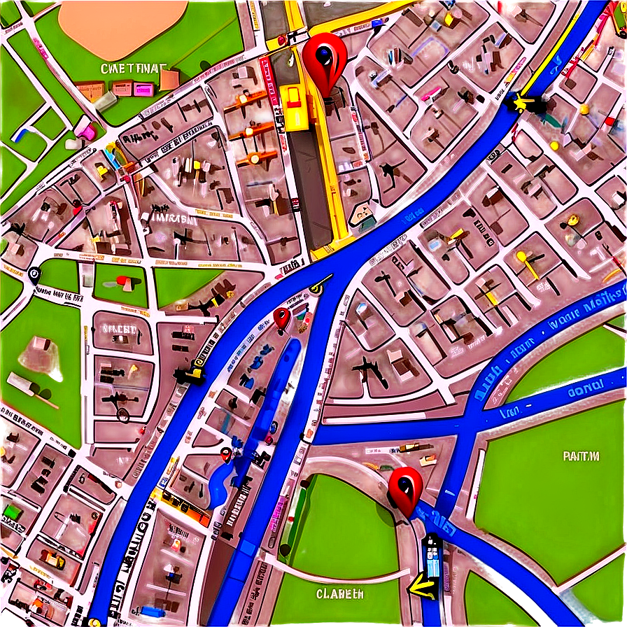 Street Map Navigation Png Ahr PNG Image