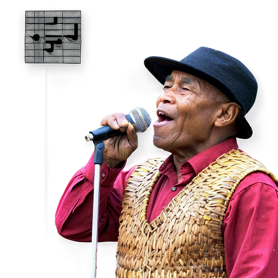 Street Performer Singing Png Vhj PNG Image