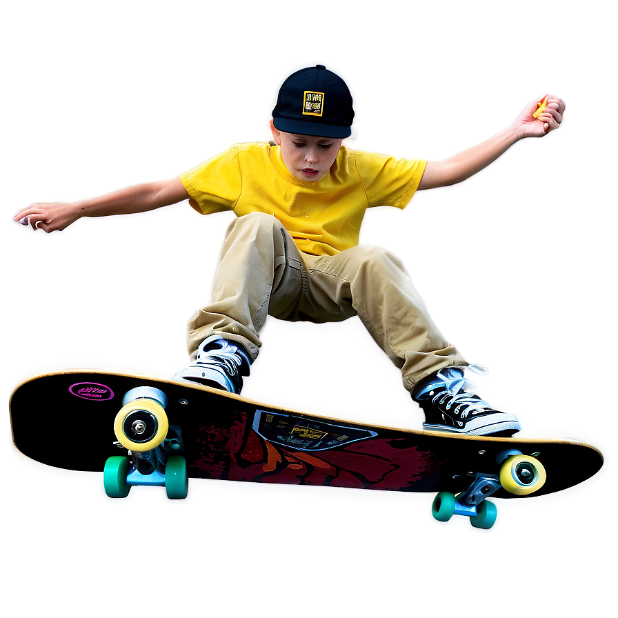 Street Skateboarding Png Bow PNG Image