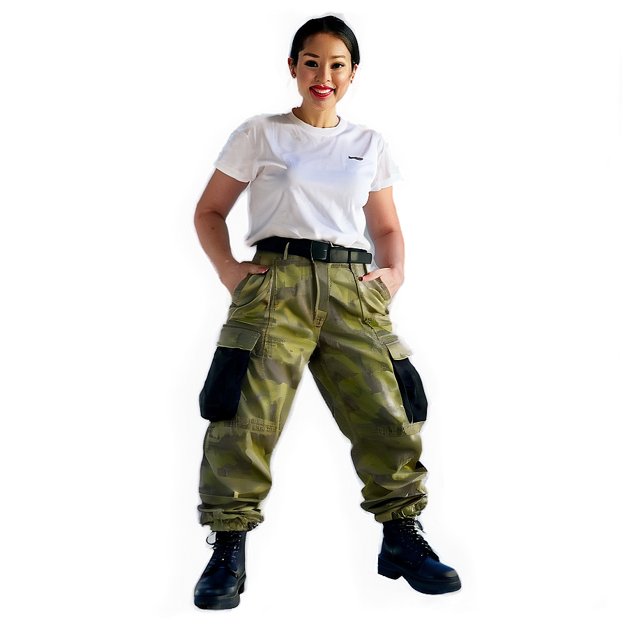 Street Style Cargo Pants Png 06132024 PNG Image