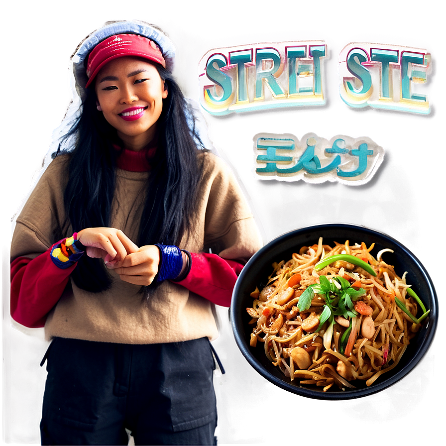 Street Style Pad Thai Png Nnb76 PNG Image