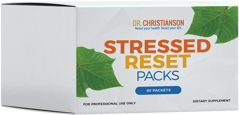 Stressed Reset Packs Dietary Supplement PNG Image