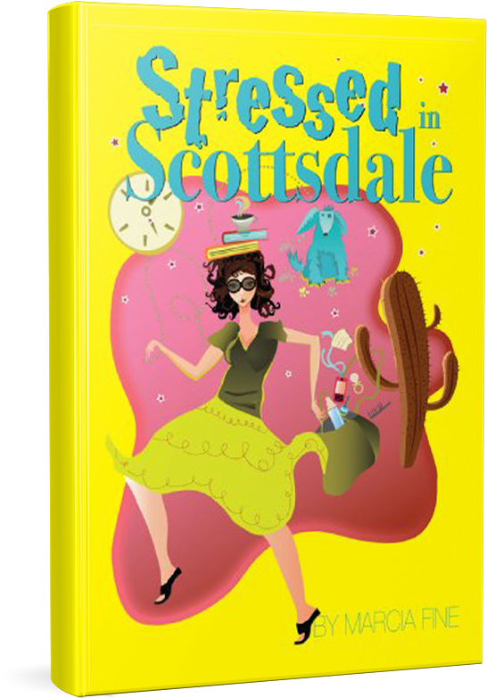 Stressedin Scottsdale Book Cover PNG Image