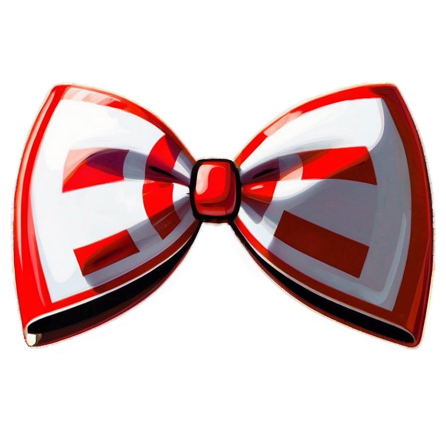 Stripe Red Bow Png Pyd PNG Image