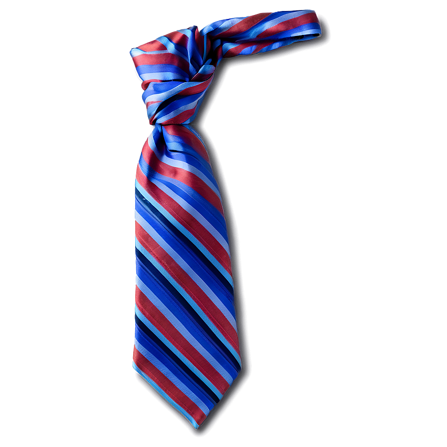 Striped Business Tie Png Vfn64 PNG Image