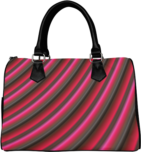 Striped Handbag Design PNG Image