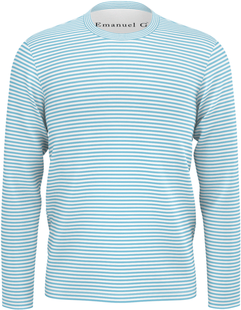 Striped Long Sleeve Shirt Mockup PNG Image