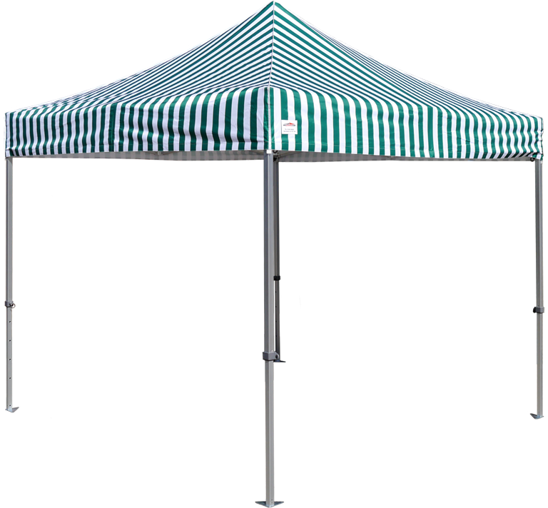 Striped Market Stall Canopy PNG Image