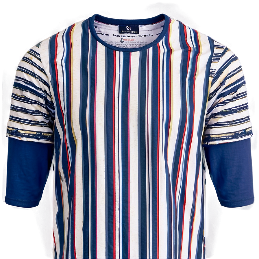 Striped Tshirt Look Png 05252024 PNG Image