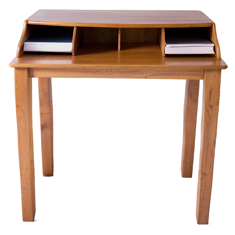 Student Desk With Hutch Png Qit79 PNG Image