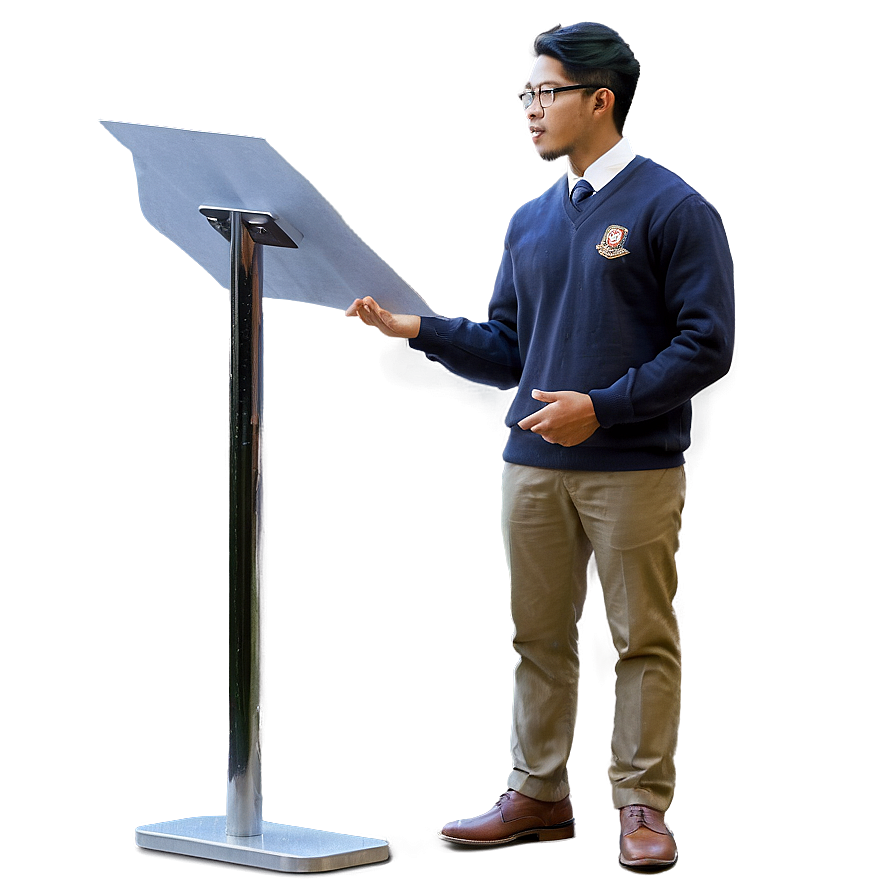 Student Giving Presentation Png 86 PNG Image