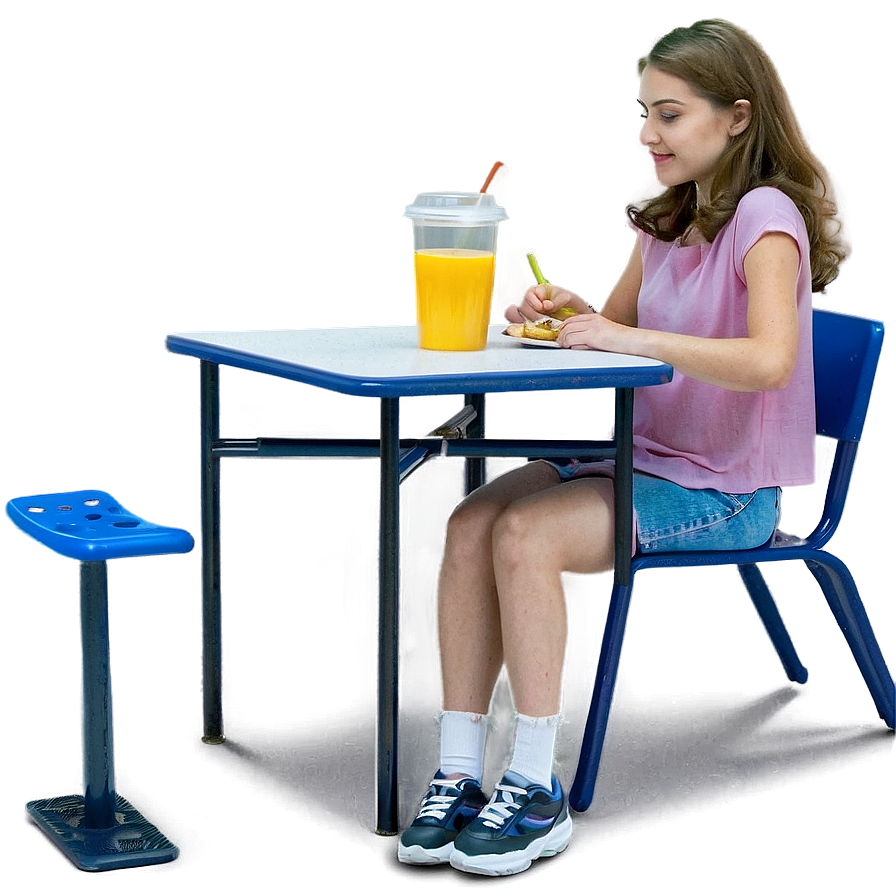 Student In Cafeteria Png Pea32 PNG Image