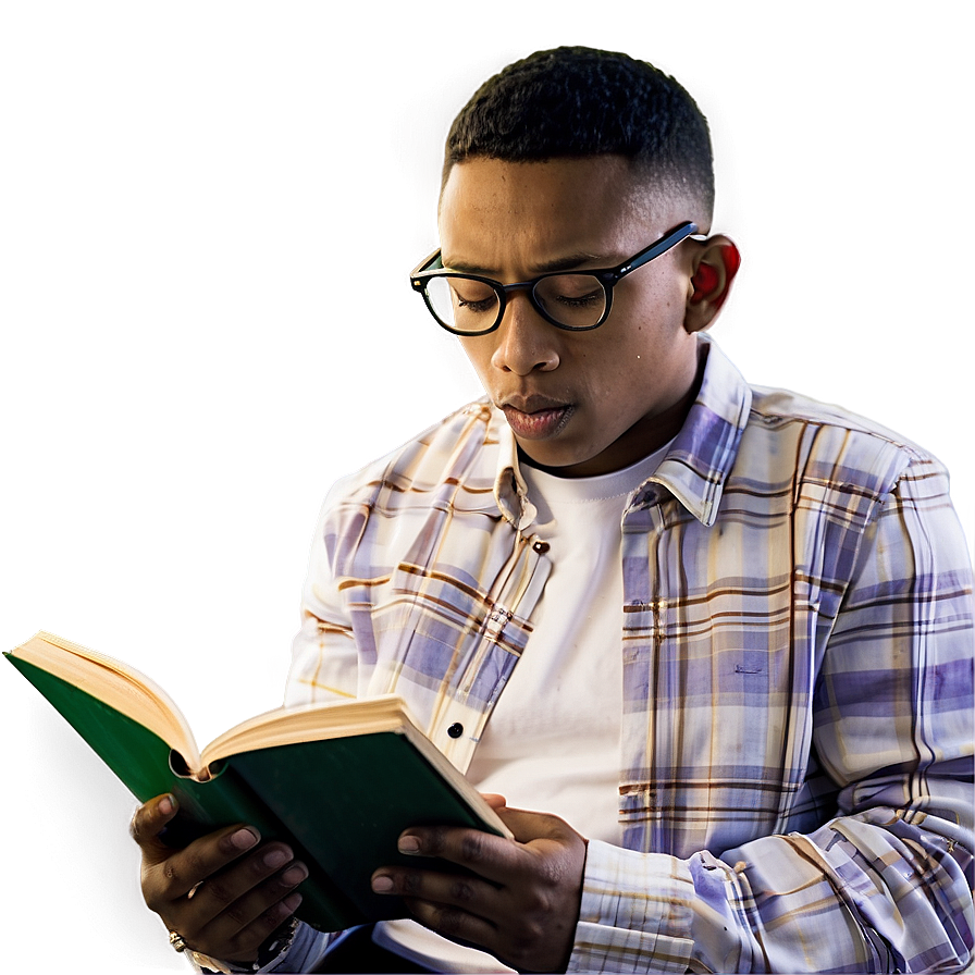 Student Reading Book Png 91 PNG Image