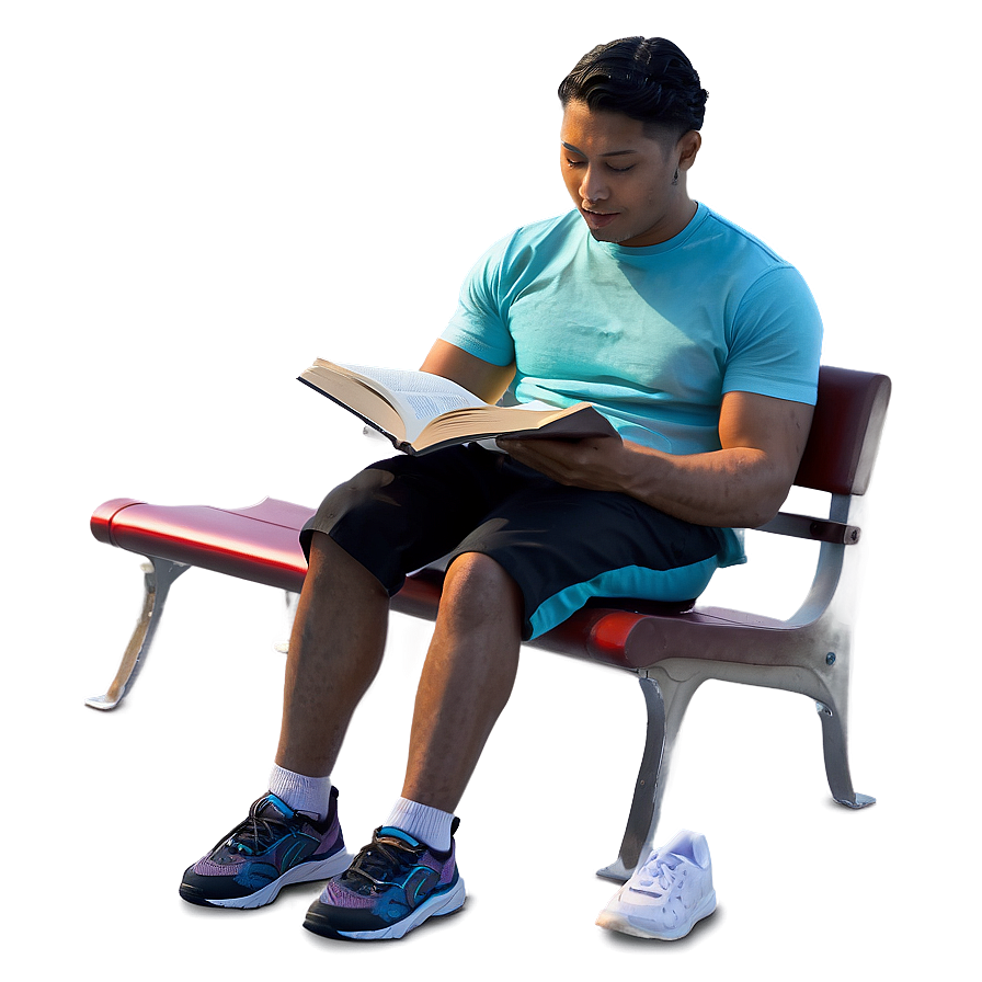 Student Reading Book Png Uyo PNG Image