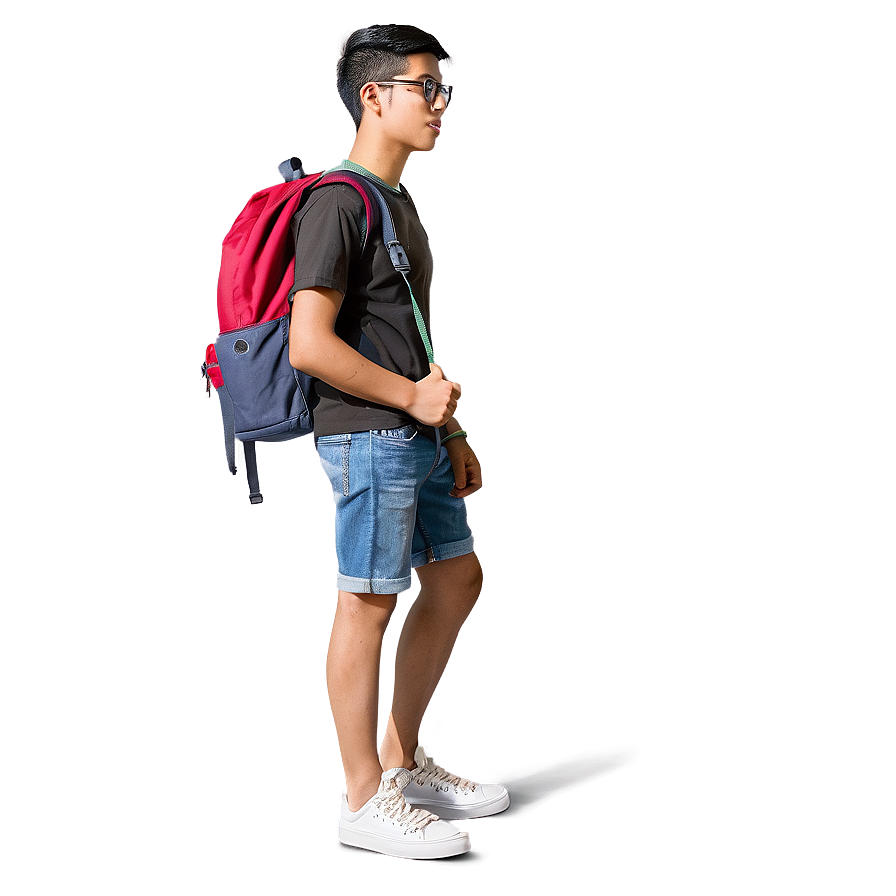 Student With Backpack Png 06122024 PNG Image