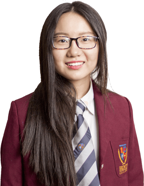 Studentin Uniform Portrait PNG Image