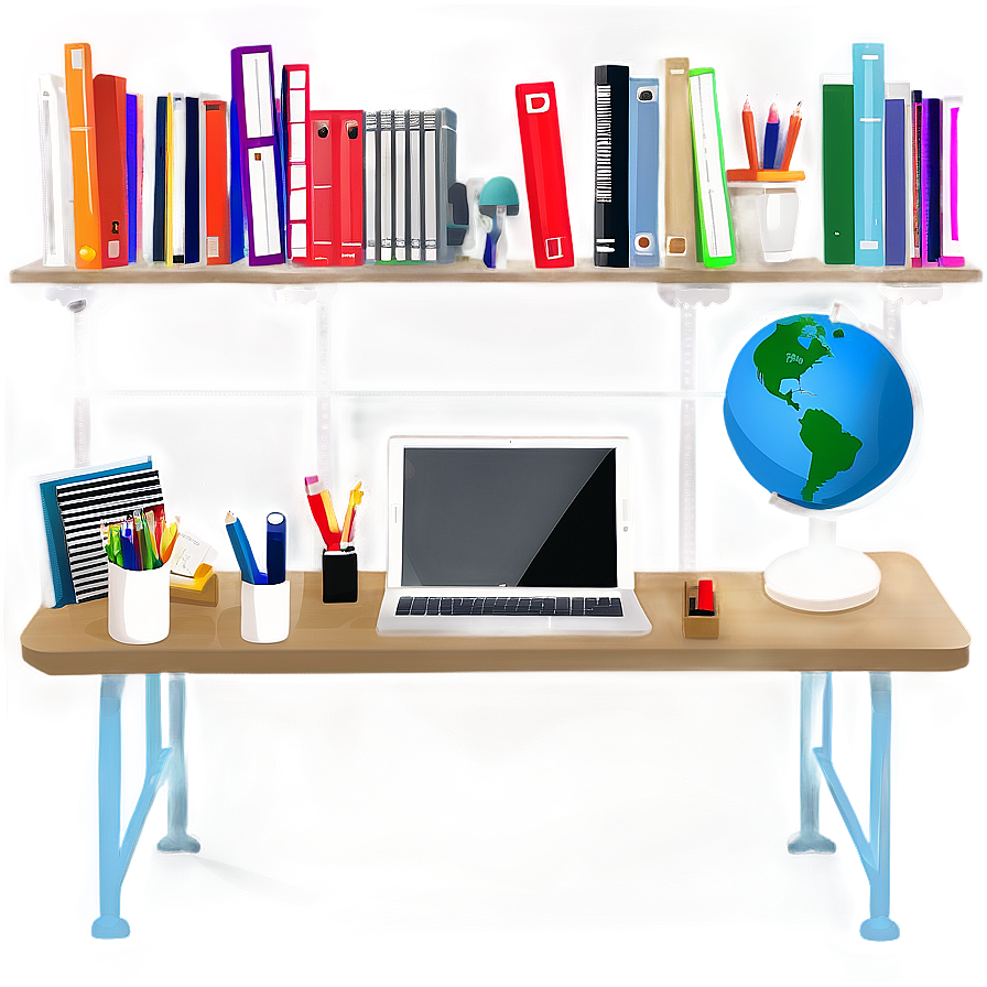 Study Desk Organization Ideas Png 58 PNG Image