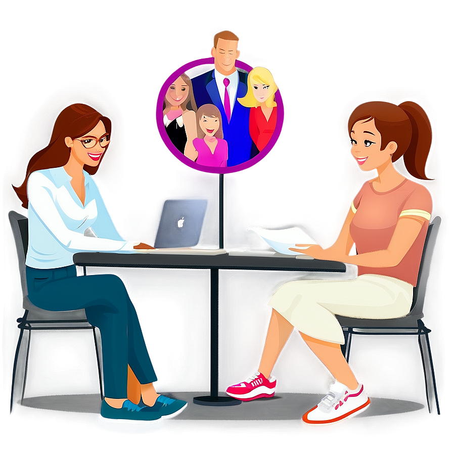 Study Group Cartoon Png 1 PNG Image