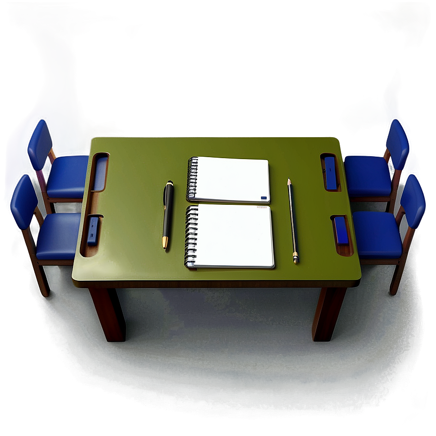 Study Table Top View Png 40 PNG Image