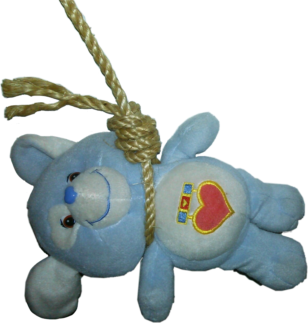 Stuffed Animalwith Noose PNG Image