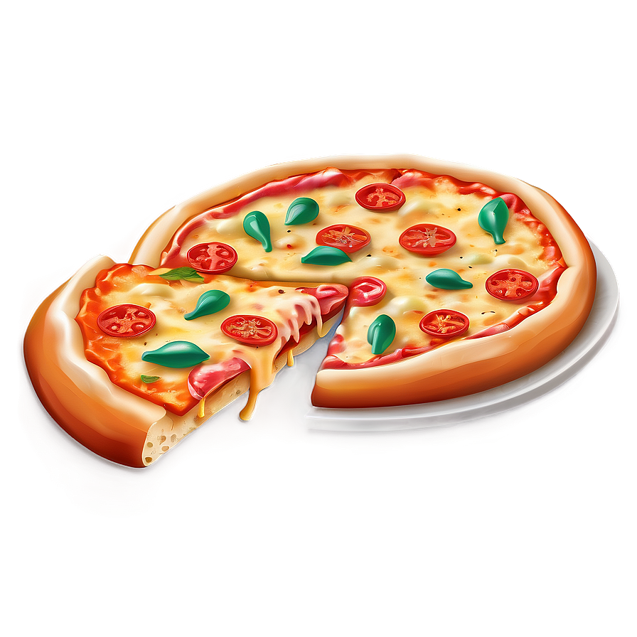 Stuffed Crust Pizza Vector Png 06262024 PNG Image