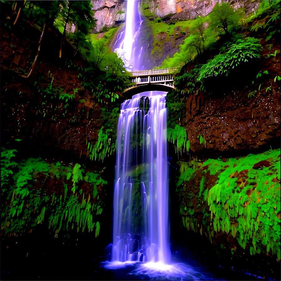 Stunning Multnomah Falls Png 27 PNG Image