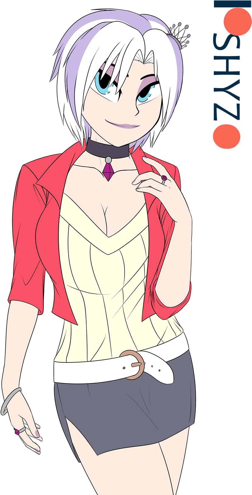 Stylish_ Anime_ Character_with_ Red_ Jacket PNG Image