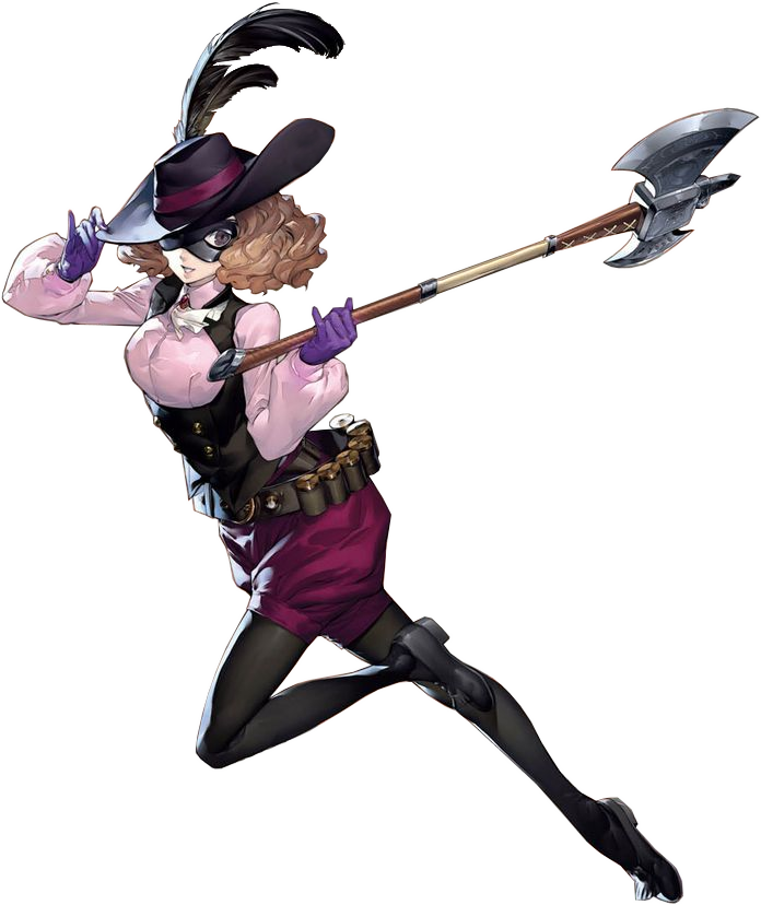 Stylish Anime Thief With Axe PNG Image