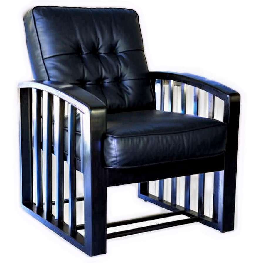 Stylish Black Chair Png 06282024 PNG Image