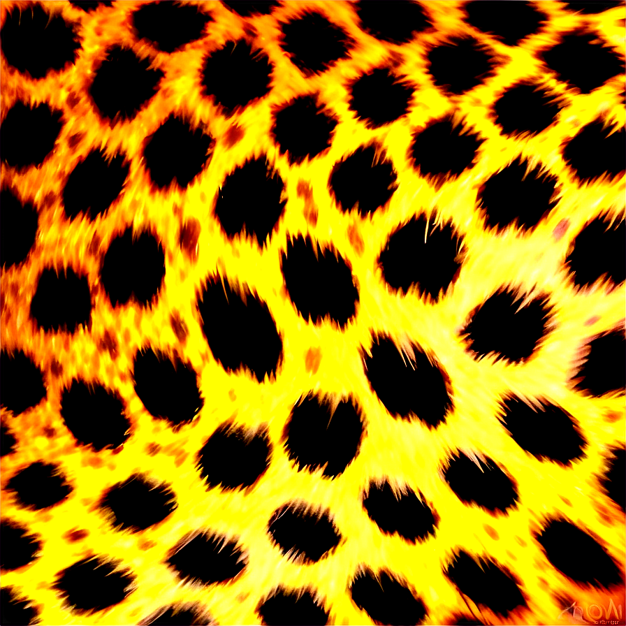 Stylish Cheetah Print Graphics Png Vlo PNG Image