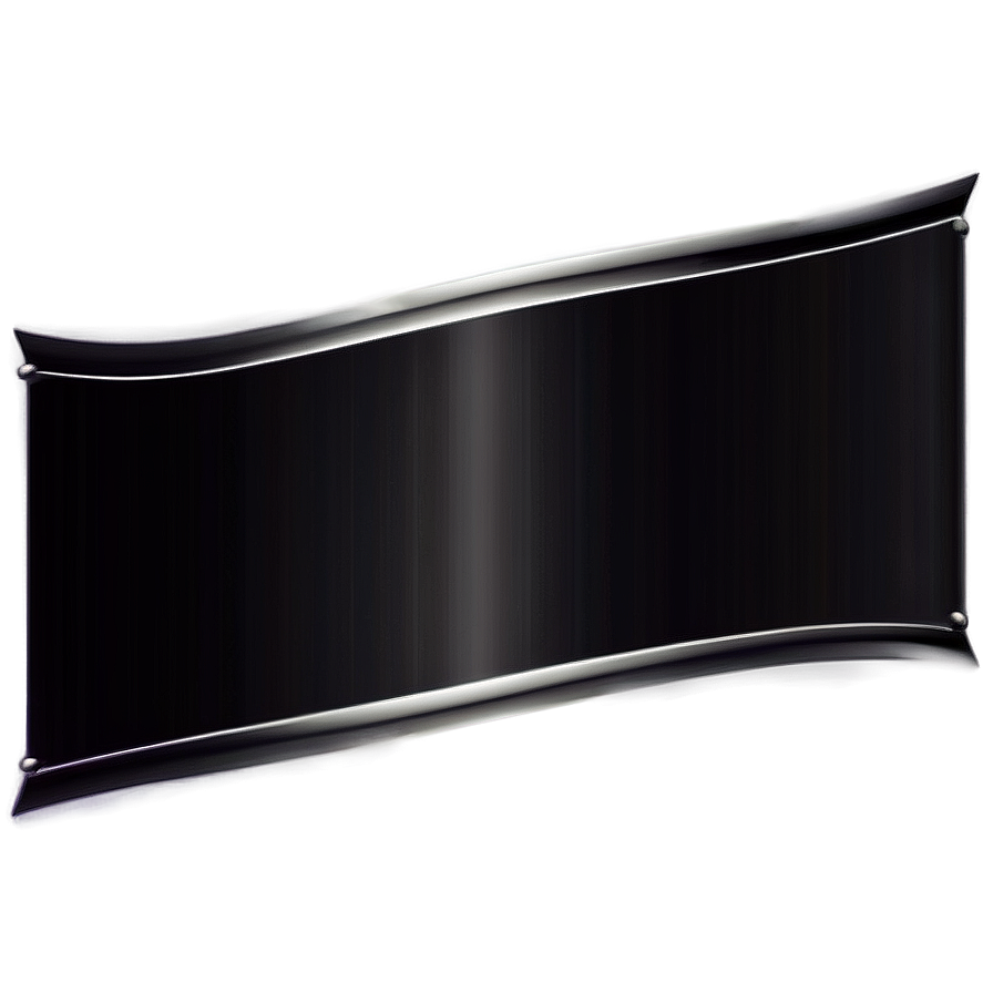 Stylish Curved Banner Png 99 PNG Image