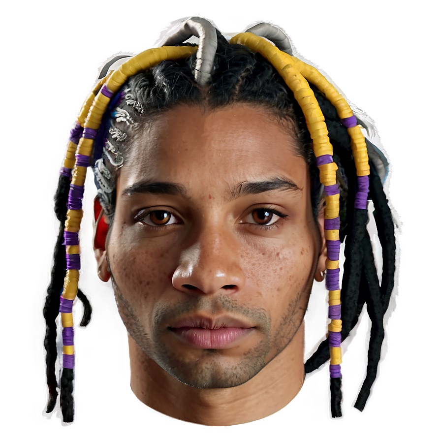 Stylish Dreads Look Png 05242024 PNG Image